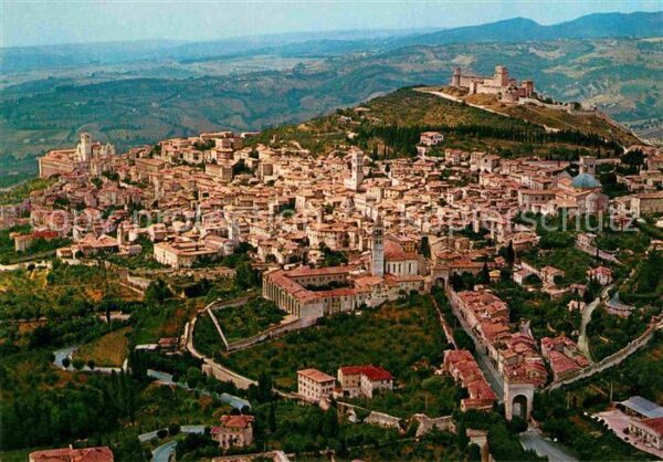 Assisi Umbria Panorama dall'aereo