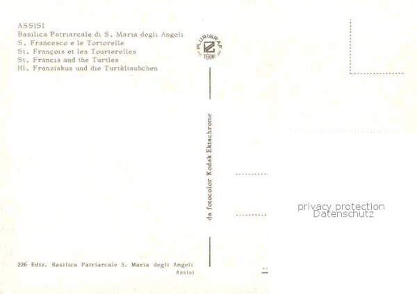 Assisi Umbria Basilica Patriarcale di Santa Maria deg – Bild 2