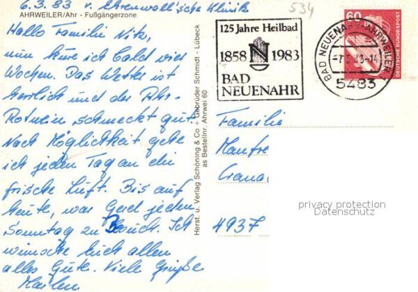 Ahrweiler Ahr Fussgängerzone Fachwerkhäuser – Bild 2