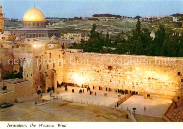 Jerusalem Yerushalayim The Western Wall Mosque Klagemauer Mosc