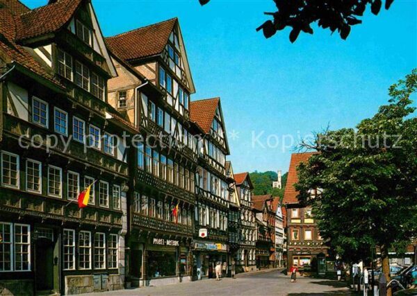 Hann. Muenden Fachwerkhäuser am Kirchplatz Renaissanc