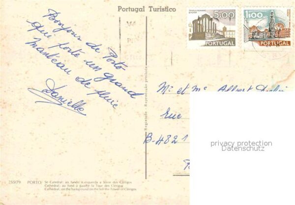 Porto Portugal Catedral Torre dos Clerigos Kathedrale – Bild 2