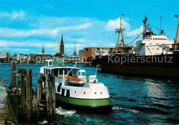 Hamburg Partie am Hafen