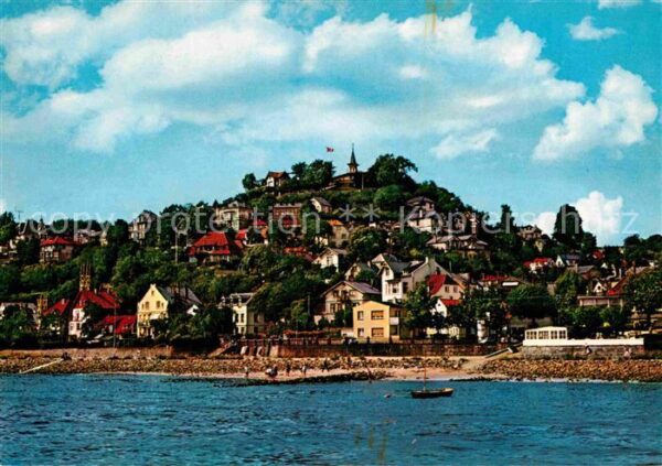 Blankenese Hamburg Süllberg Ansicht von der Aussenalster