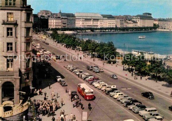 Hamburg Jungfernstieg und Binnenalster