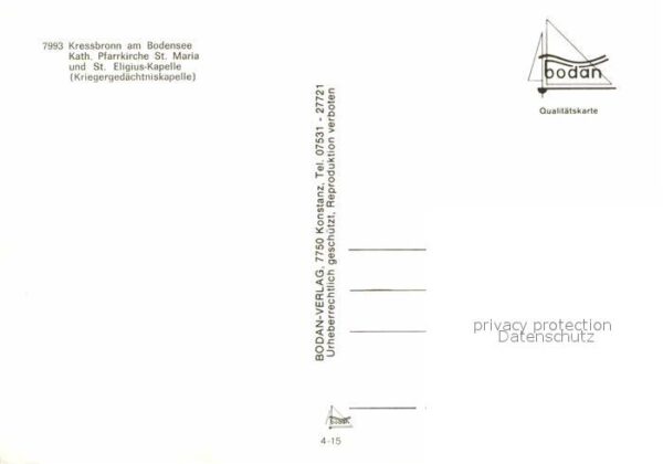 Kressbronn Bodensee Kath Pfarrkirche St Maria und St Eligiu – Bild 2