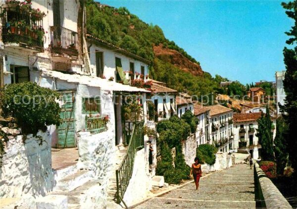 Malaga Andalucia La Coracha Calle Tipica