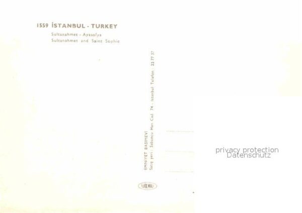 Istanbul Constantinopel Sultanahmet and Saint Sophie – Bild 2