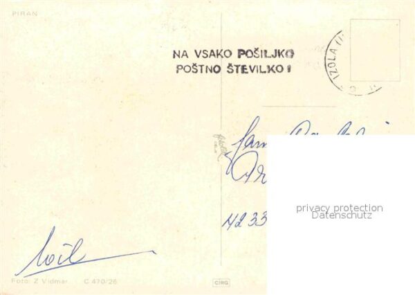 Piran Hafen Uferstrasse Kirche – Bild 2