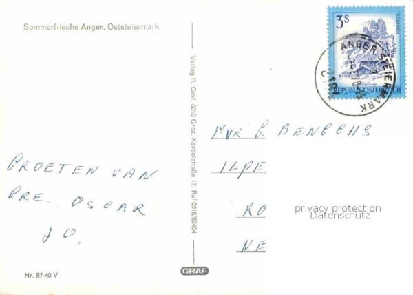 Anger Steiermark Ortsansicht mit Kirche – Bild 2