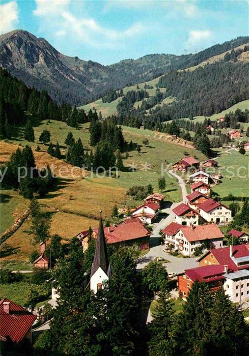 Unterjoch Panorama mit Spiesser Allgäuer Alpen