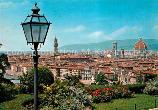Firenze Florenz Panorama Kathedrale Santa Maria del Fio