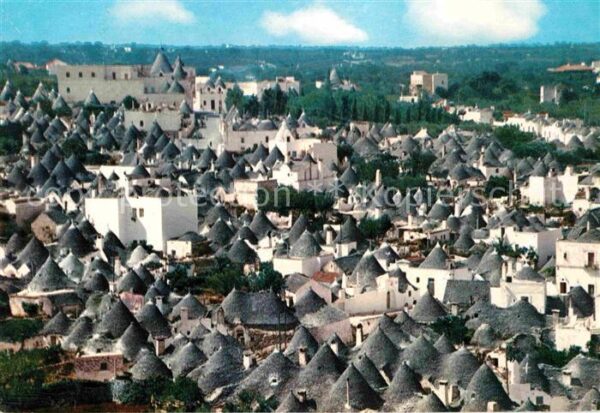 Alberobello Panorama dei Trulli Zona Monumentale