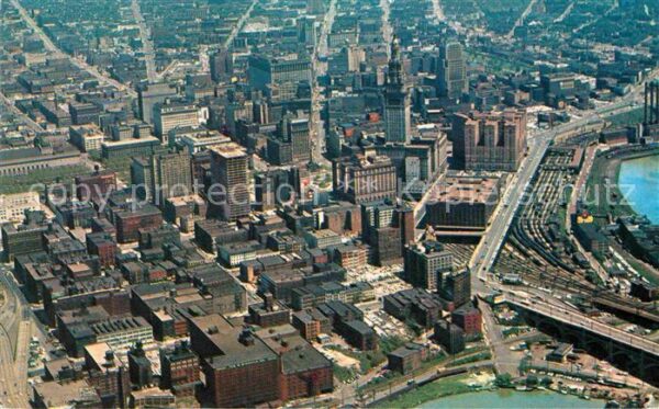 Cleveland Ohio Fliegeraufnahme
