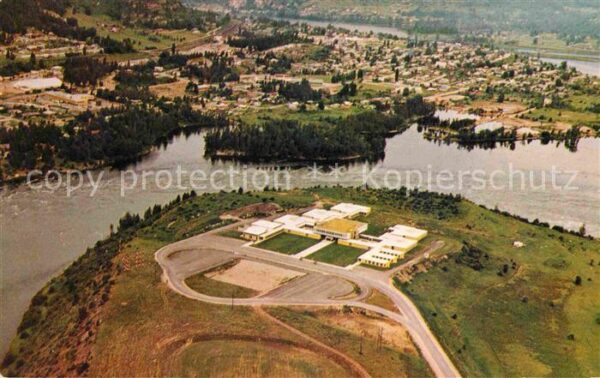 Castlegar Selkirk College Fliegeraufnahme