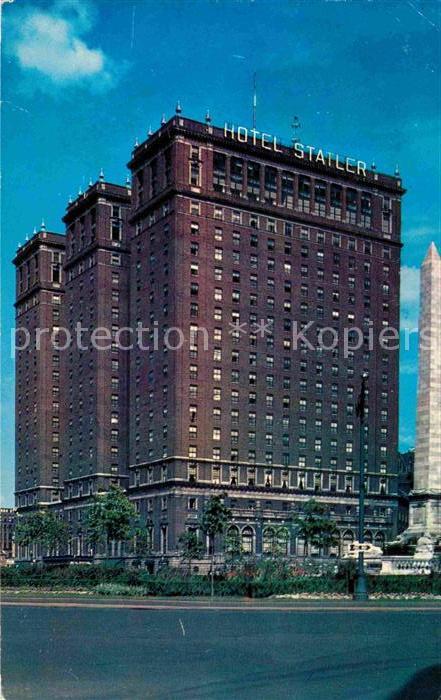 Buffalo New York Statlr Hotel and McKinley Monument at N