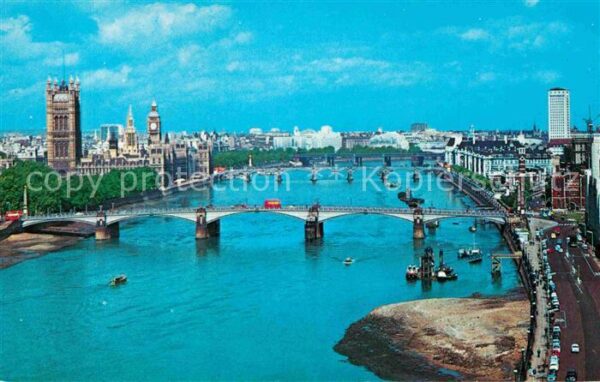 London Lambeth Bridge Houses of Parliament and