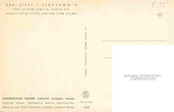 Israel Aaronsohn House – Bild 2