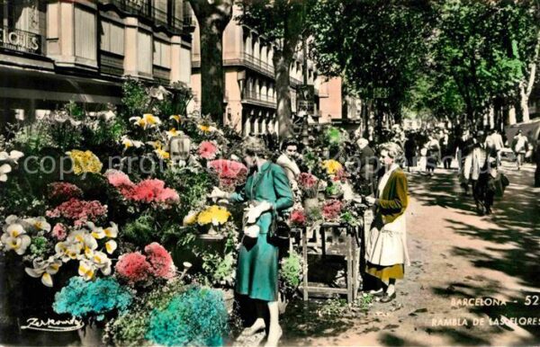 Barcelona Cataluna Rambla de las flores
