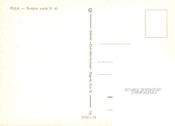 Pola Pula Croatia Dvonja vrata – Bild 2