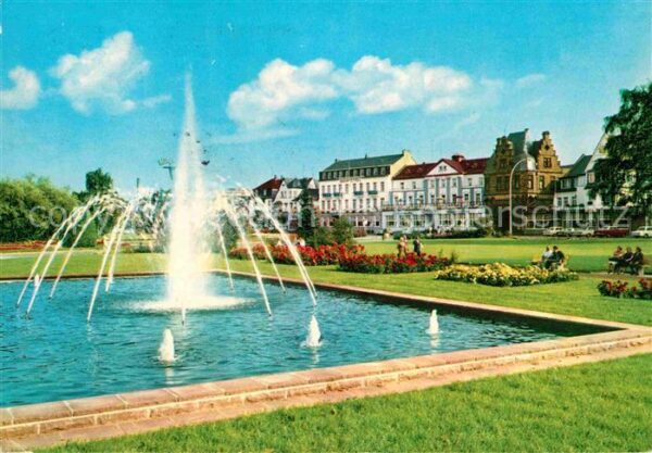 Andernach Springbrunnen in den Rheinanlagen