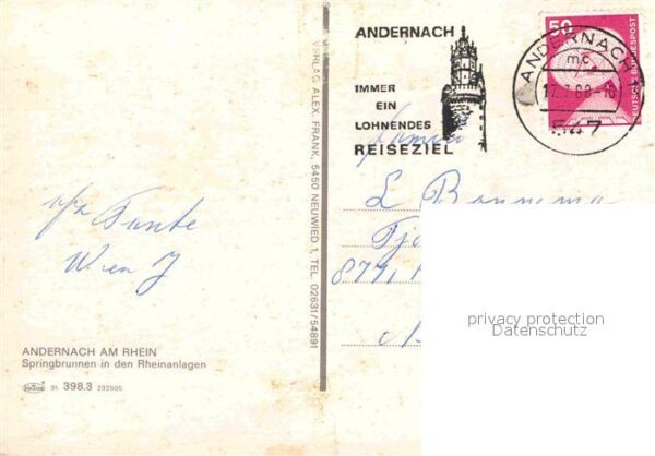 Andernach Springbrunnen in den Rheinanlagen – Bild 2