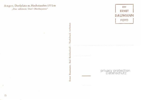 Anger Chiemgau mit Hochstaufen Denkmal – Bild 2