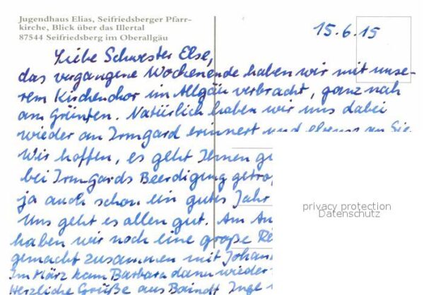 Seifriedsberg Sonthofen Jugendhaus Elias Pfarrkirche Illertalbl – Bild 2