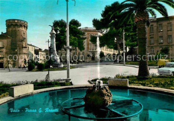 Vasto Piazza G Rossetti Brunnen