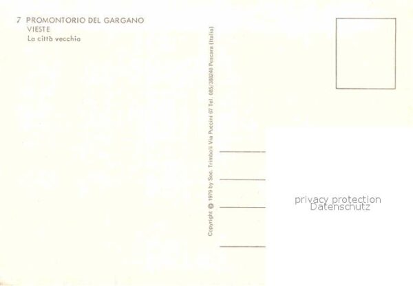 Vieste Foggia La citta vecchia – Bild 2