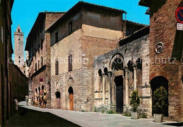 San Gimignano Via San Giovanni Chiesa San Francesco