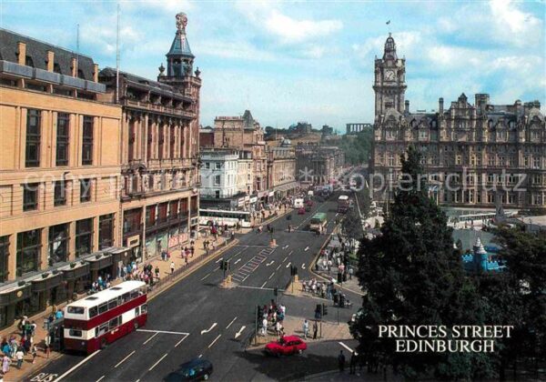 Edinburgh Scotland Princes Street