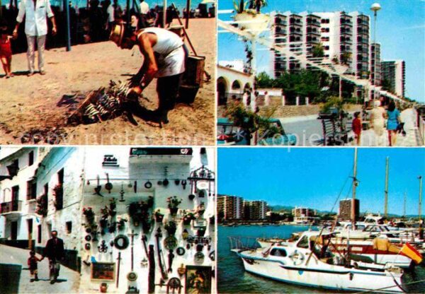 Marbella Andalucia Dorfmotive Hafenpartie