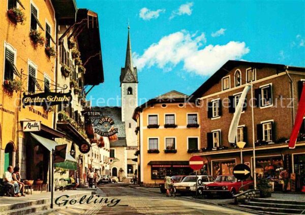 Golling Salzach Dorfpartie Kirche
