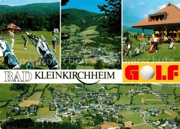 Bad Kleinkirchheim Kaernten Golfplatz Restaurant Fliegeraufnahme