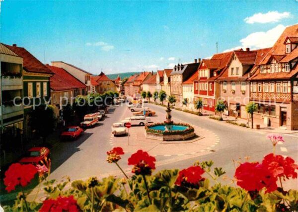 Rodach Coburg Marktblick vom Rathaus