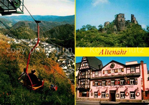 Altenahr Ahrtal Sessellift Burgruine Hotel Zum S