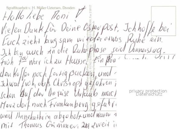 Schmiedeberg  Dippoldiswalde Martin Luther King Haus Sgraffitoarbeit – Bild 2