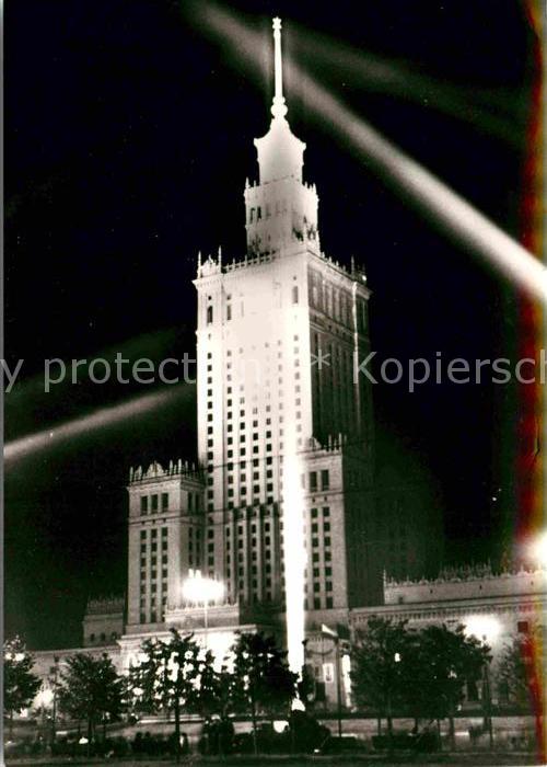 Warschau Masowien Palast der Kultur und Wissenschaft