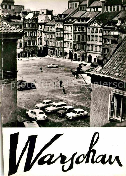 Warschau Masowien Marktplatz der Altstadt