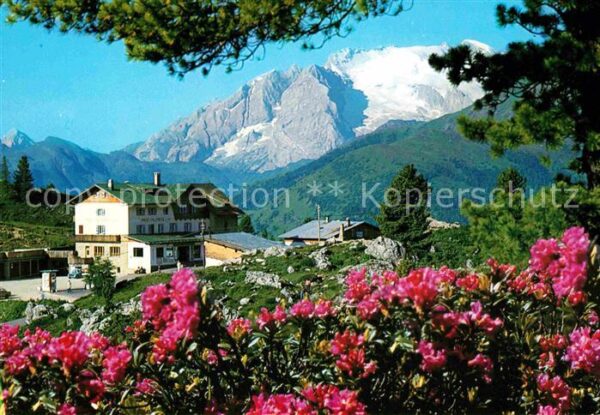 Dolomiten Falzaregopass Die Marmolata
