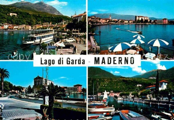Maderno Lago di Garda Hafenpartien Promenade