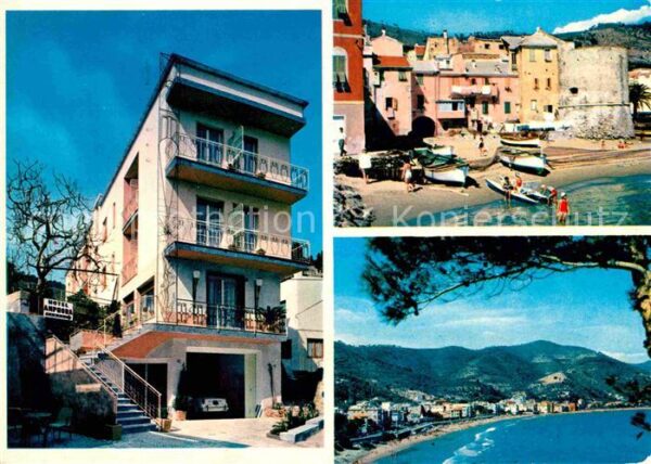 Laigueglia  Hotel Amphora Hafenpartie
