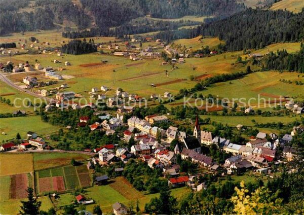 Koetschach-Mauthen Kaernten Fliegeraufnahme