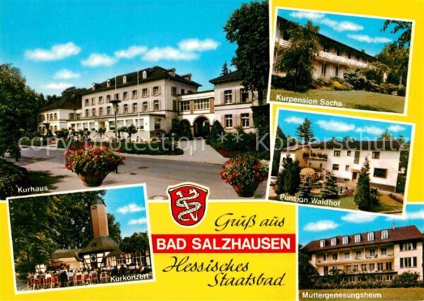 Bad Salzhausen Kurhaus Kurpension Sachs Pension Waldho