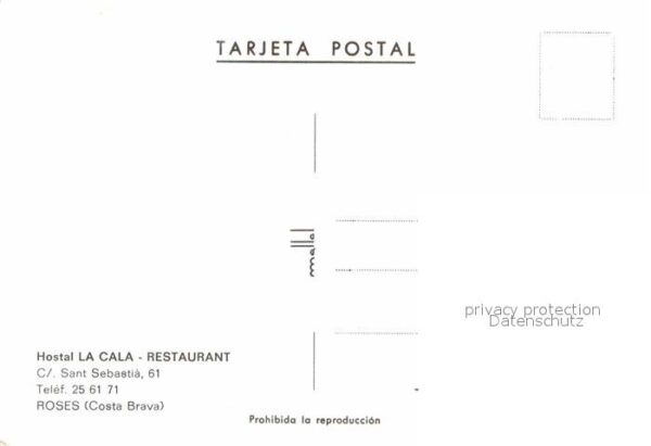 Roses Costa Brava Restaurant Hostal La Cala Gastraum Bar – Bild 2