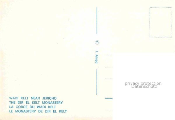 Jericho Palaestina The Dir El Kelt Monastery – Bild 2