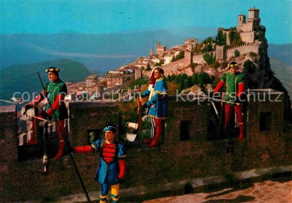 San Marino Repubblica Prima Torre vista dalla Seconda Torre