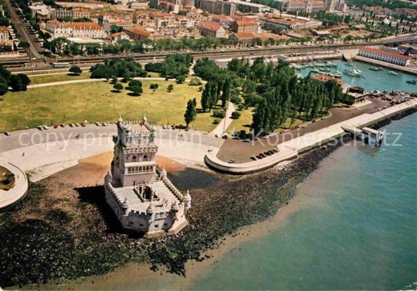 Lisboa Torre de Belem Fliegeraufnahme