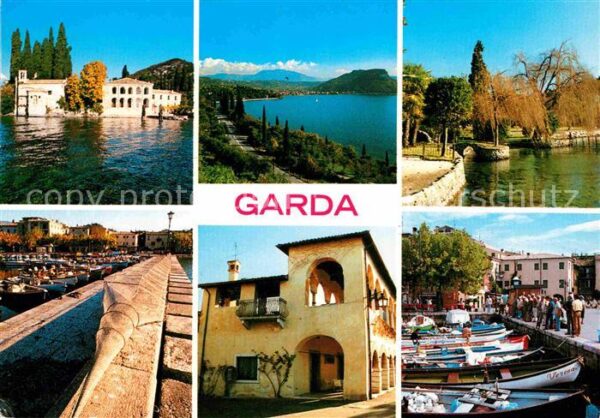 Garda Lago di Garda Teilansichten hafenpartie